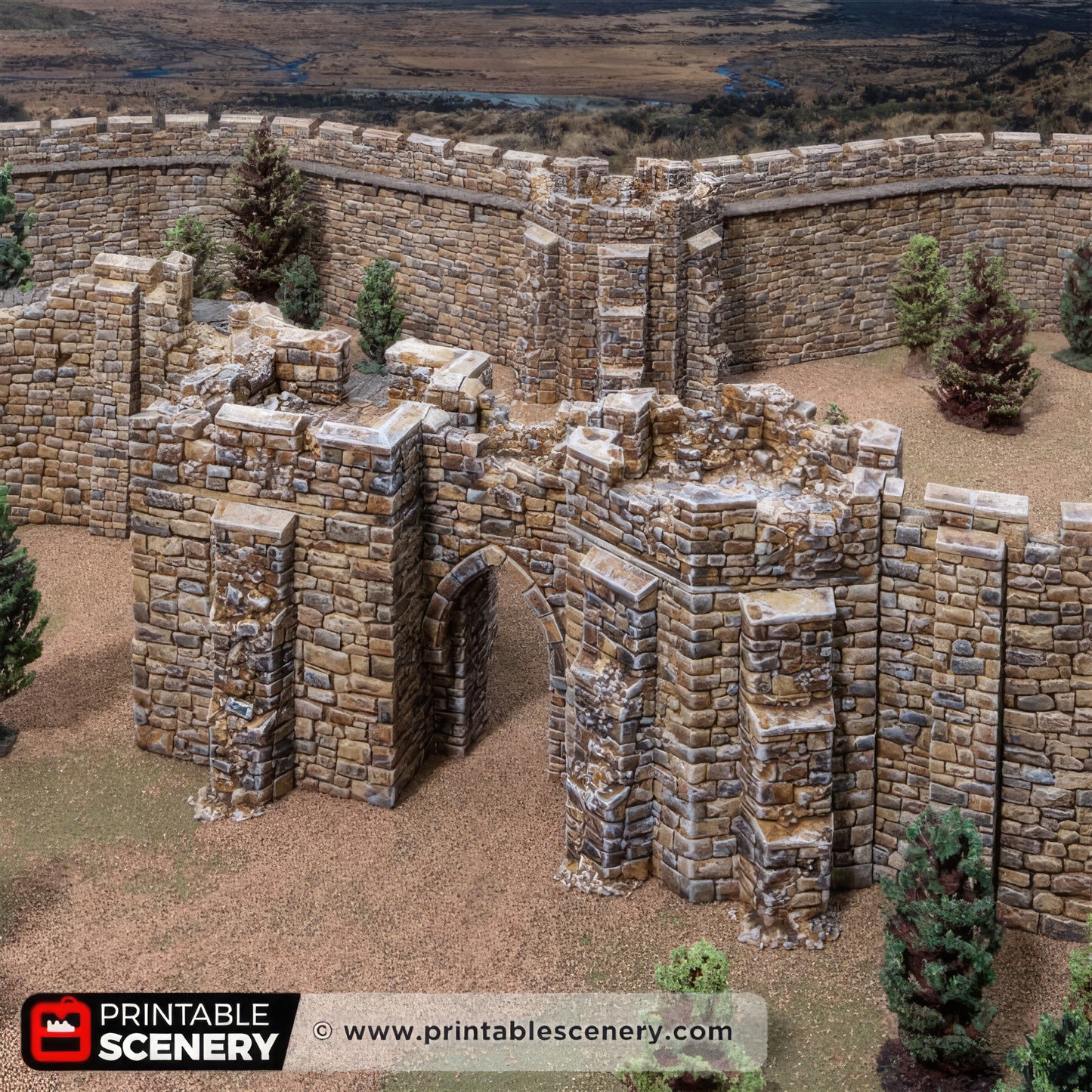 Ruined Castle Battlements