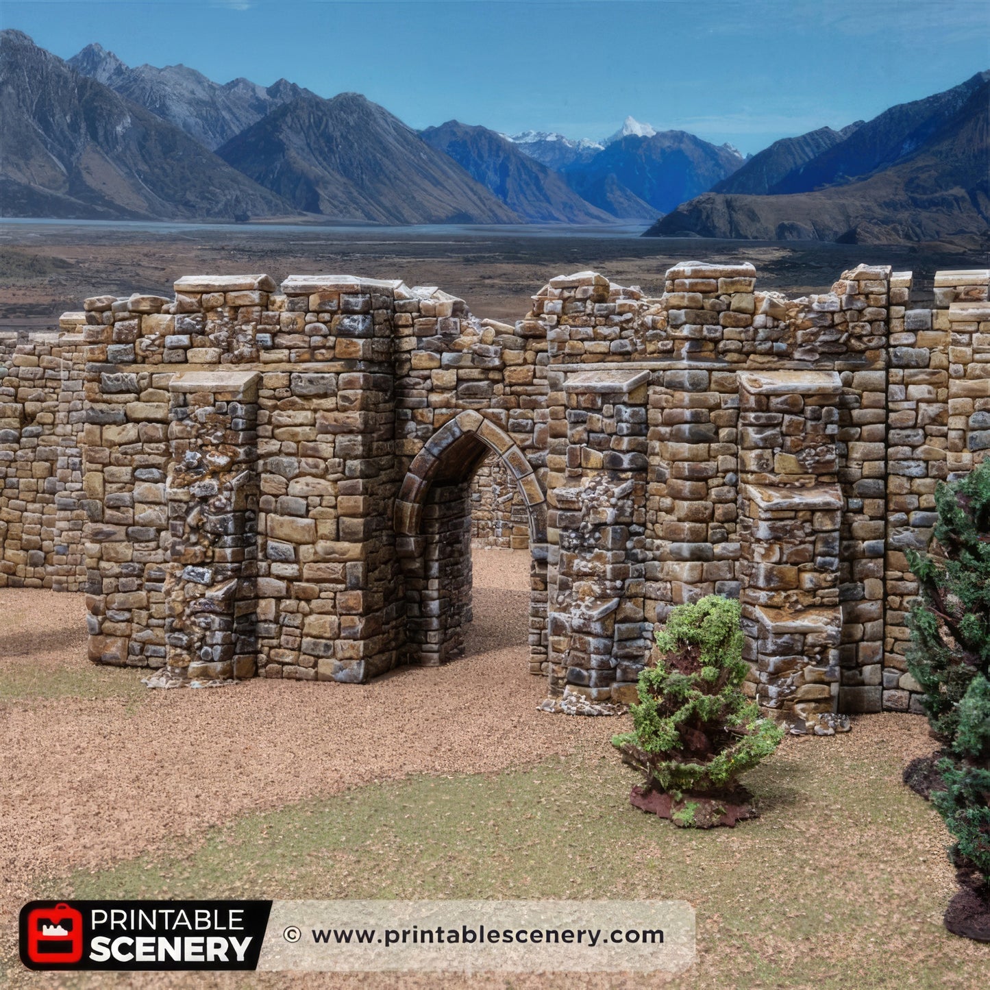 Ruined Castle Battlements