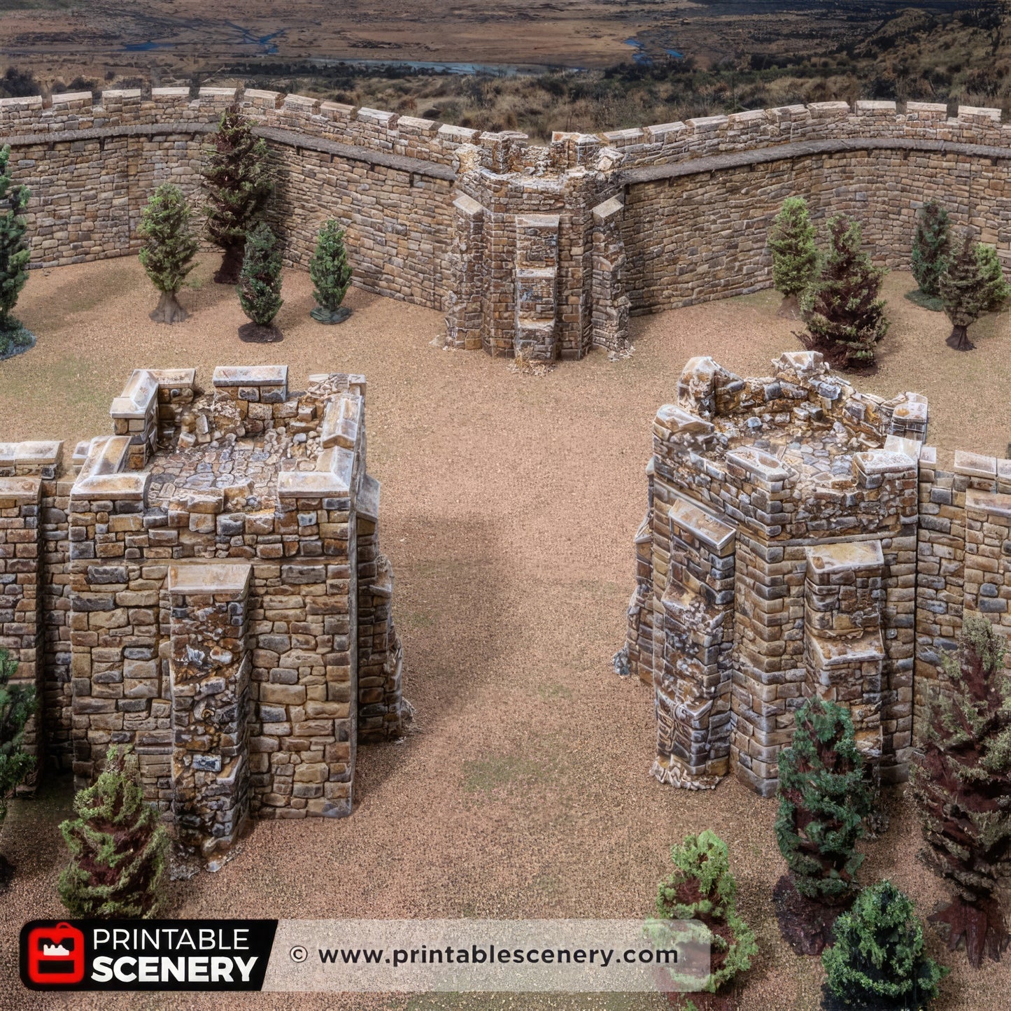 Ruined Castle Battlements