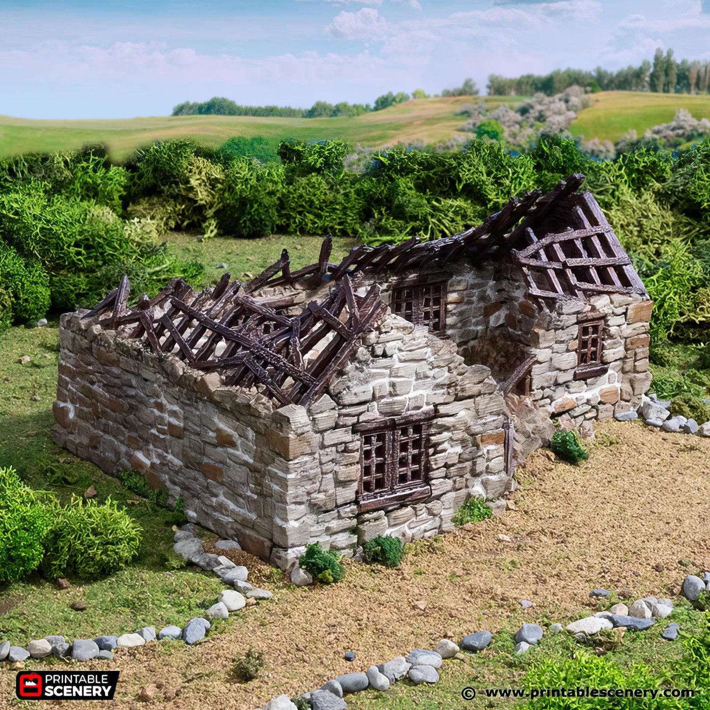 Ruined Highland Stone Barn