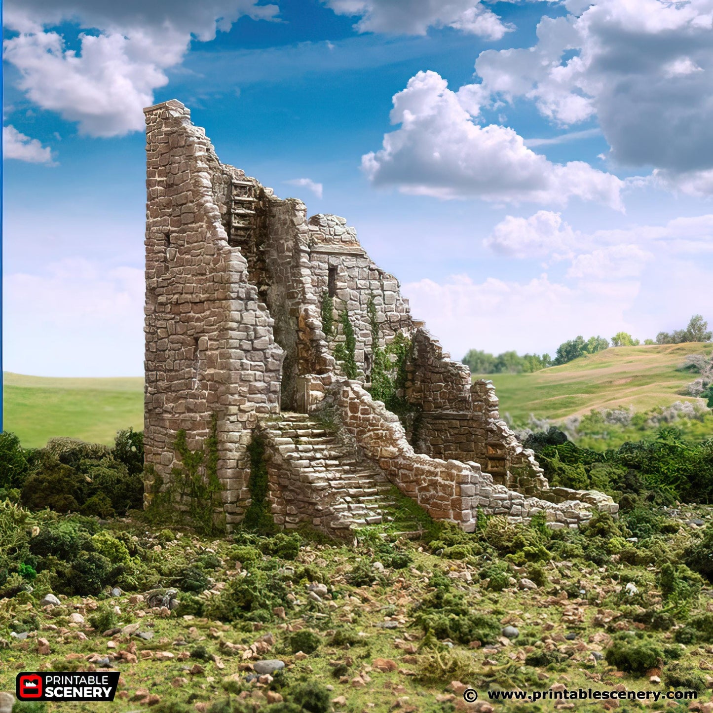 Ruined Norman Stone Fort