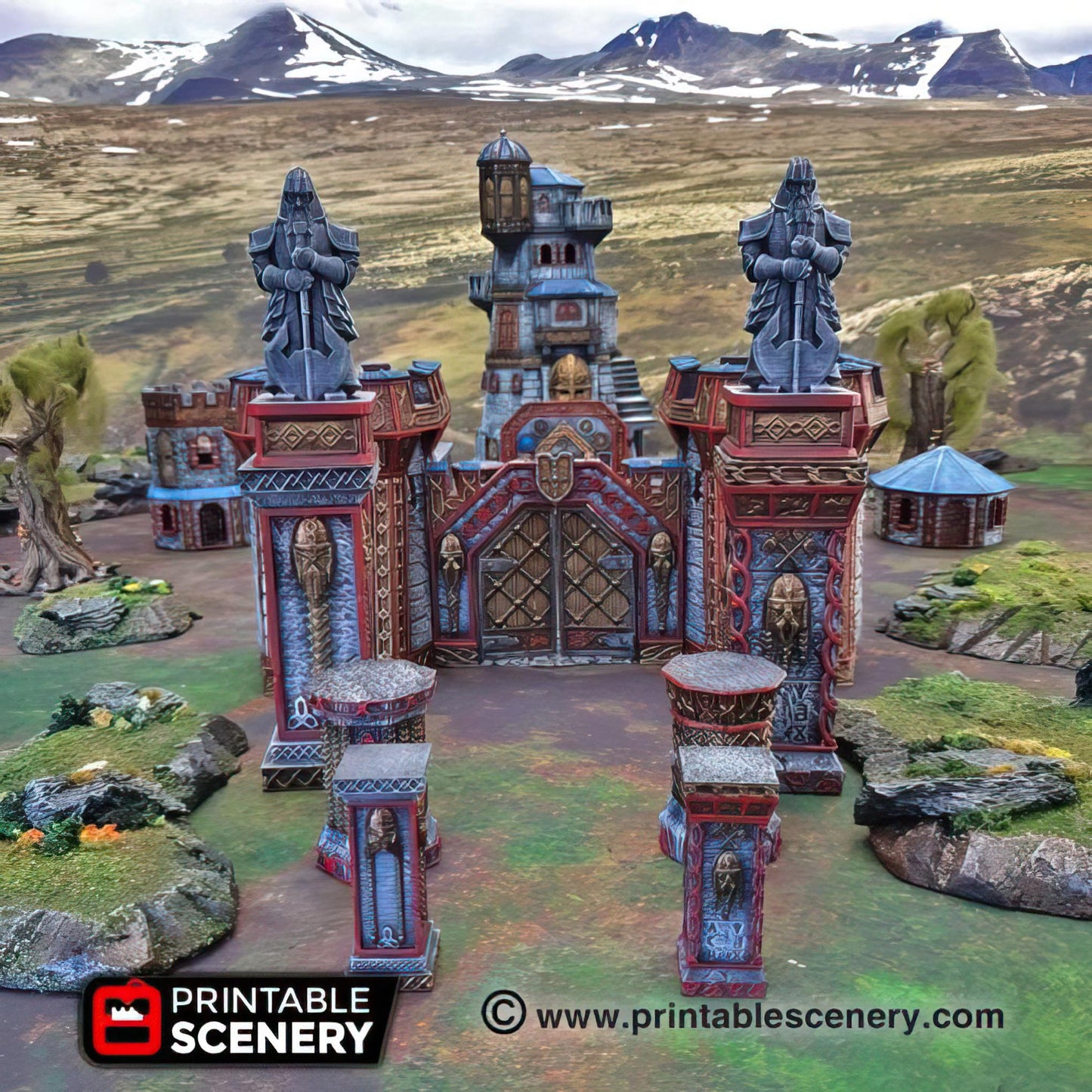 Ancient Dwarven Columns