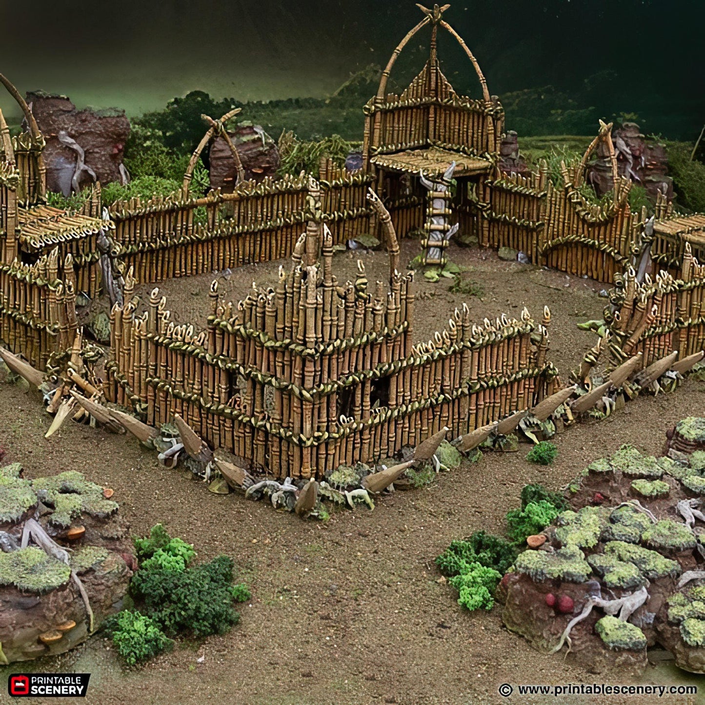 Ruined Bamboo Barricade