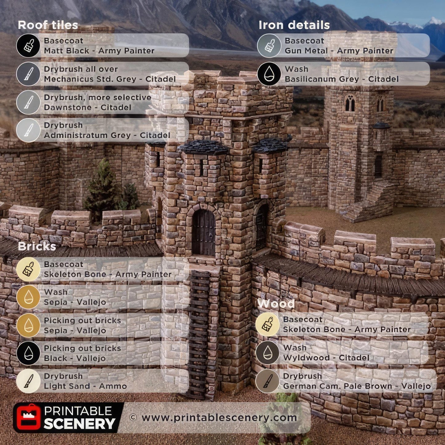 HEX Castle Keep Tower