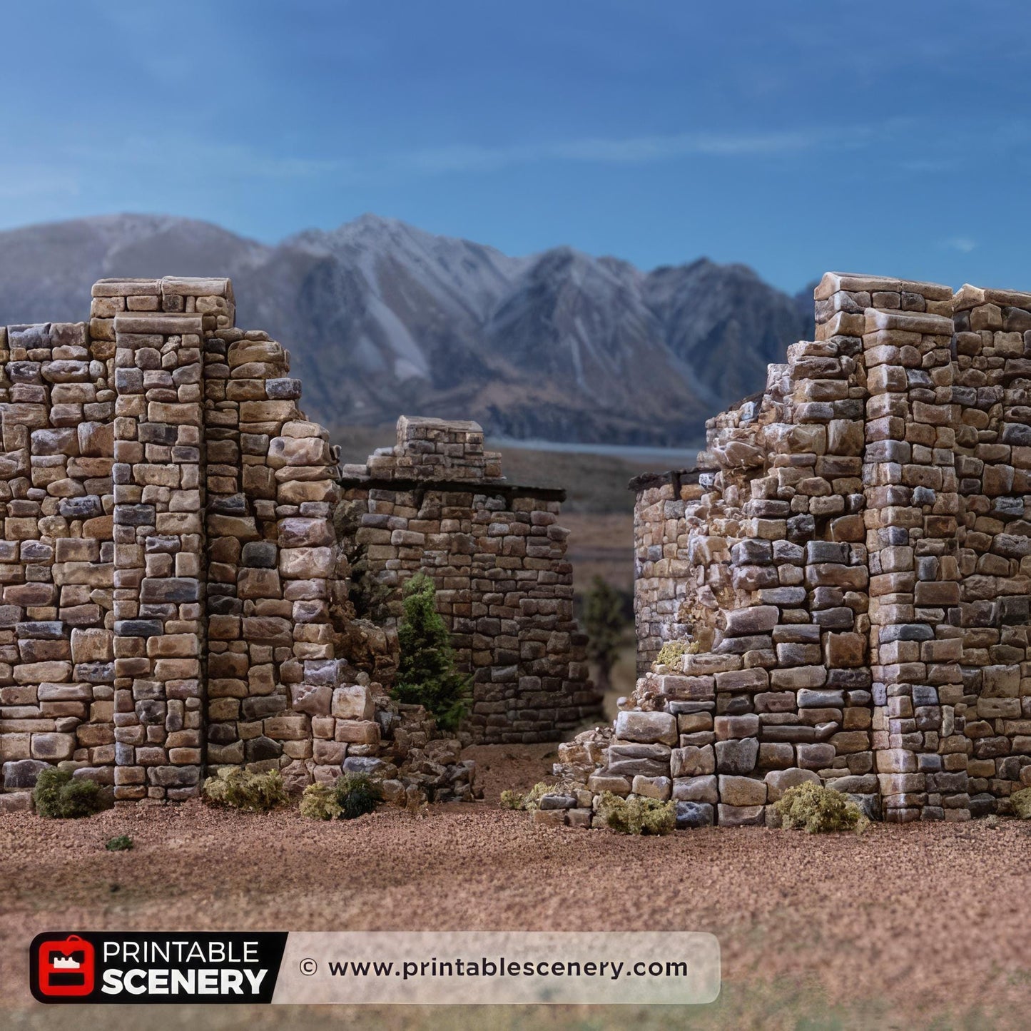 Ruined HEX Castle Walls