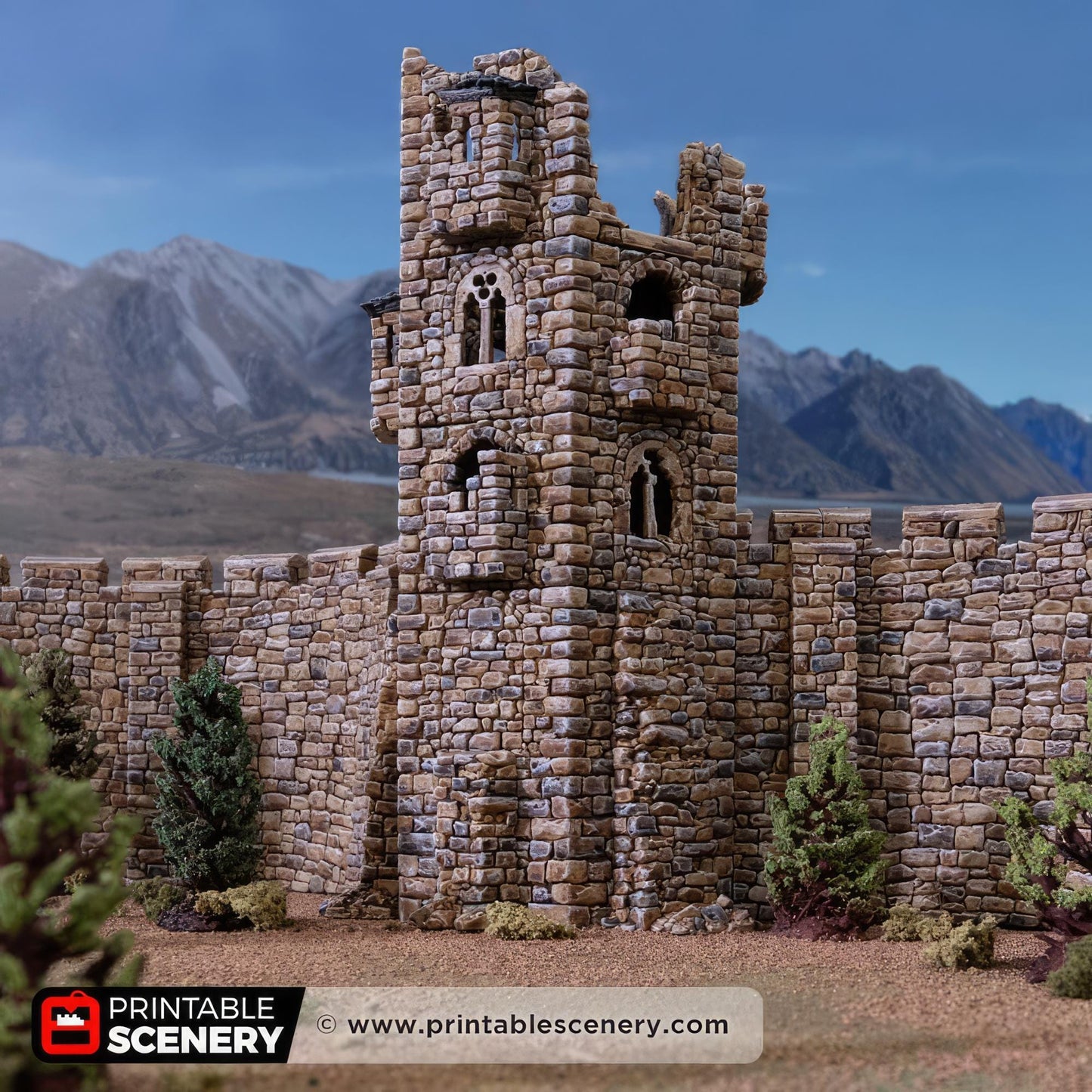 HEX Castle Ruined Keep Tower