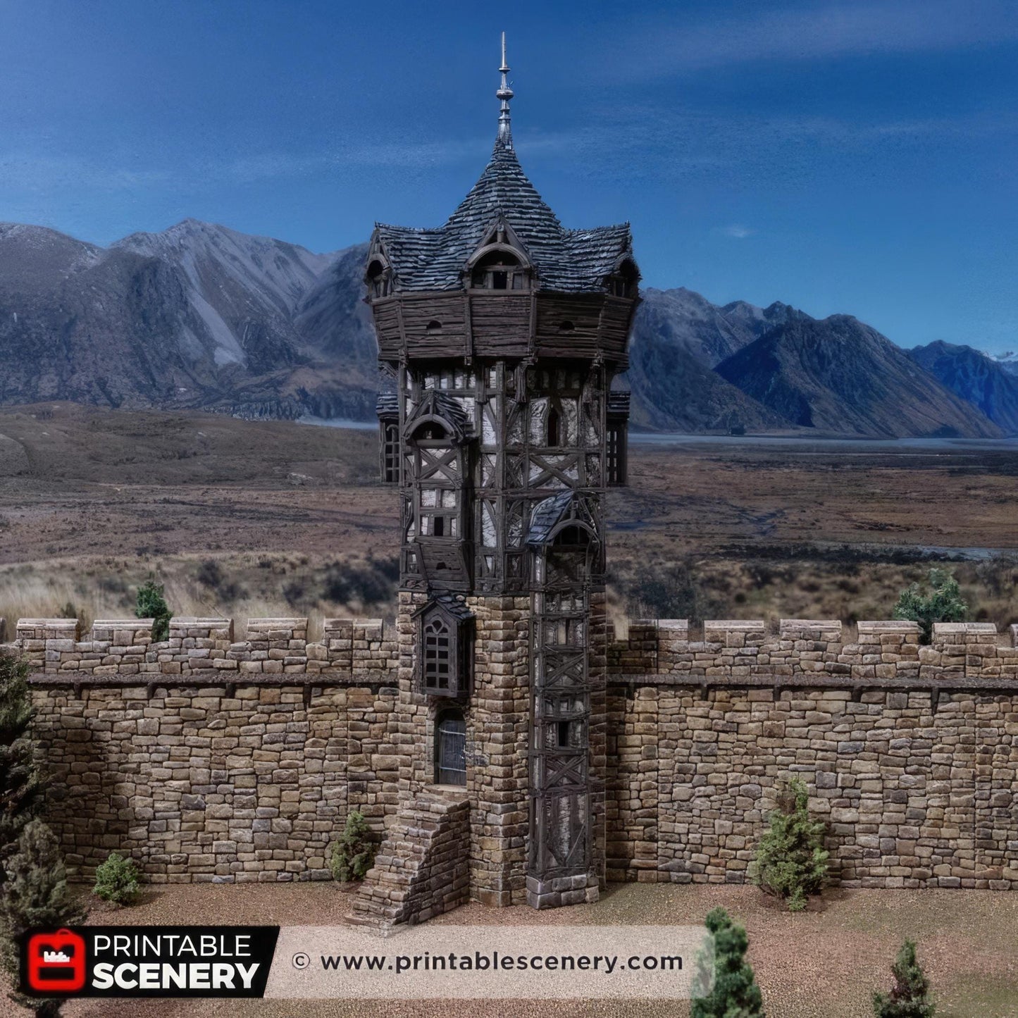 HEX Castle Wattle and Daub Tower