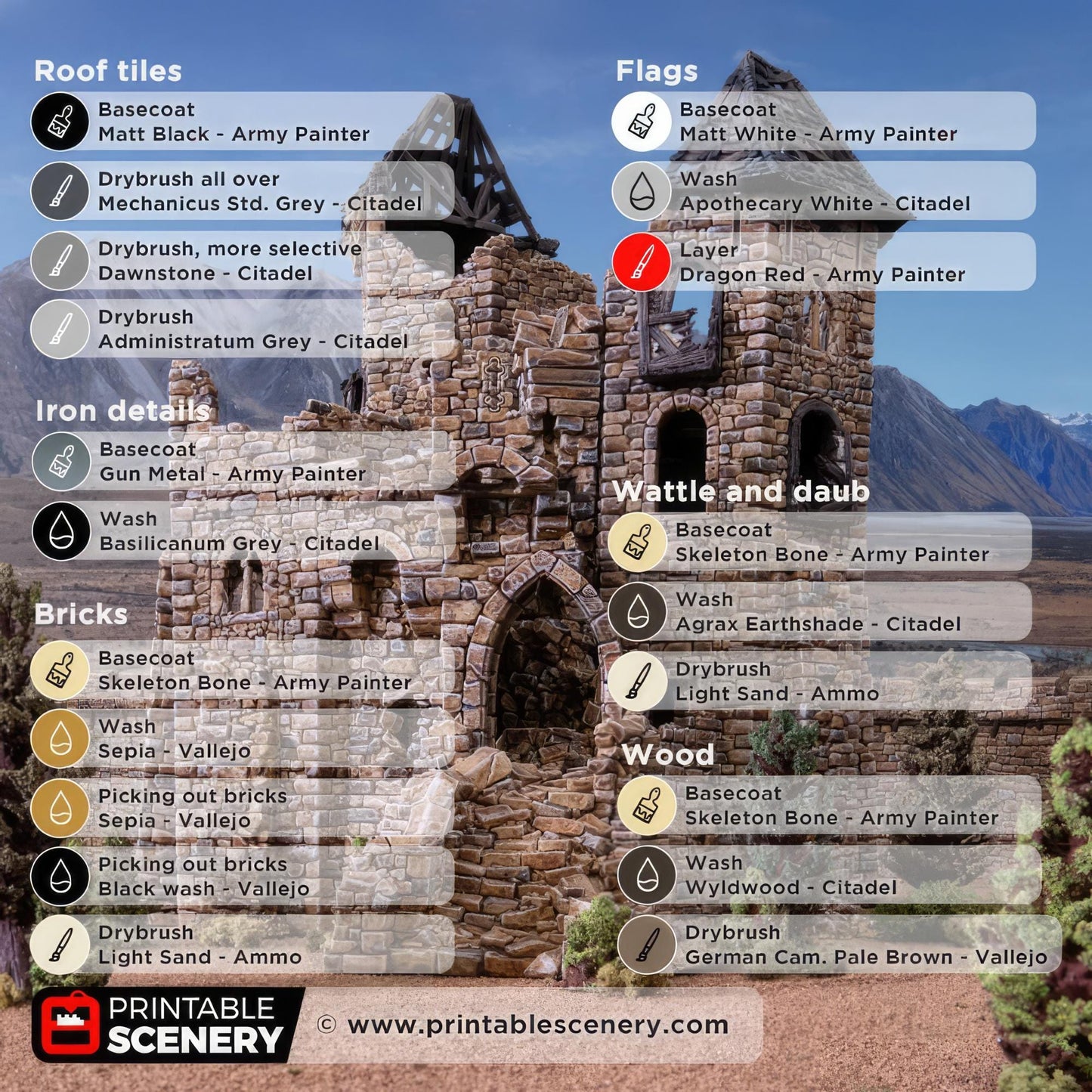 Ruined HEX Castle King's Keep