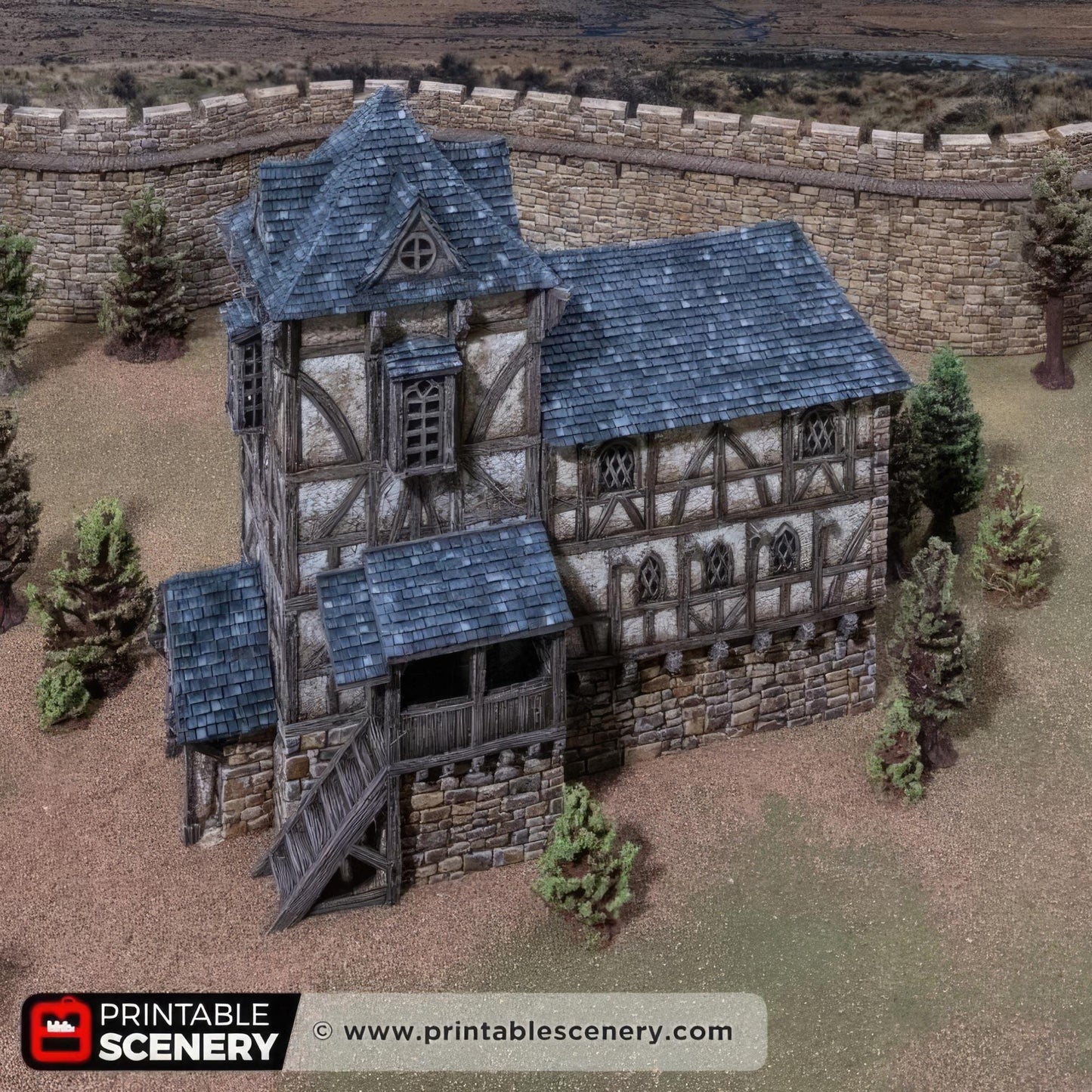 HEX Castle Wattle and Daub Living Quarters