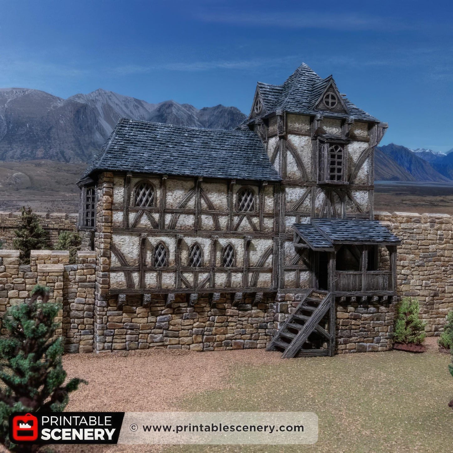 HEX Castle Wattle and Daub Living Quarters