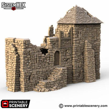 Ruined HEX Castle Barracks