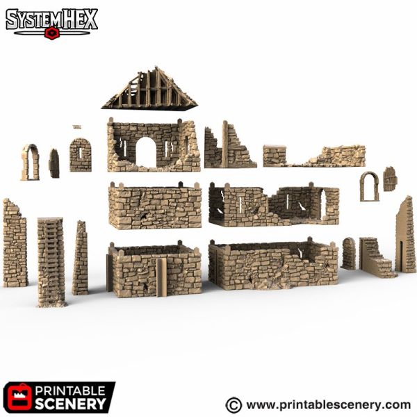 Ruined HEX Castle Barracks