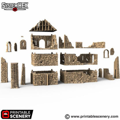 Ruined HEX Castle Barracks