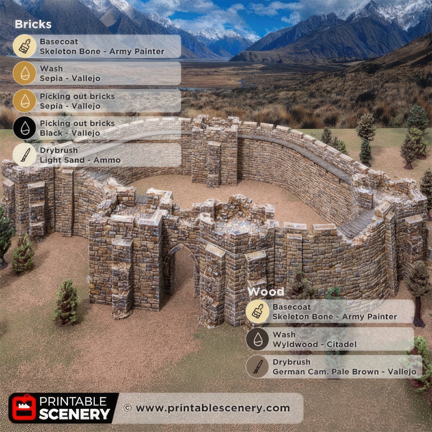 Ruined Castle Battlements