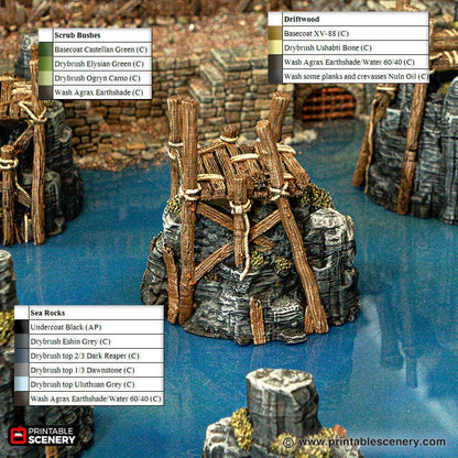 Ramshackle Rocks and Bridges