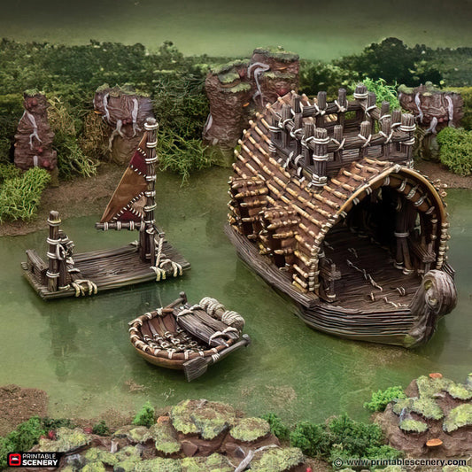 Swamp Boat Set