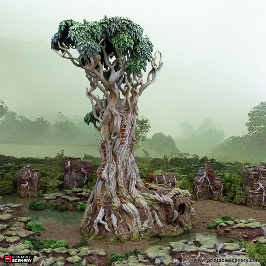 Giant Swamp Tree & Hovel