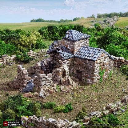 Ruined French Mausoleum