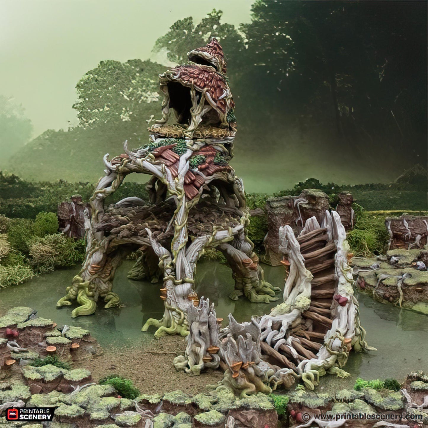 Gloamwood Fort and Stairs