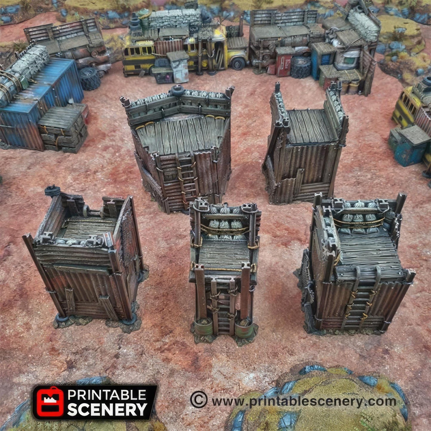 Junkfort Ramparts and Bastions Set