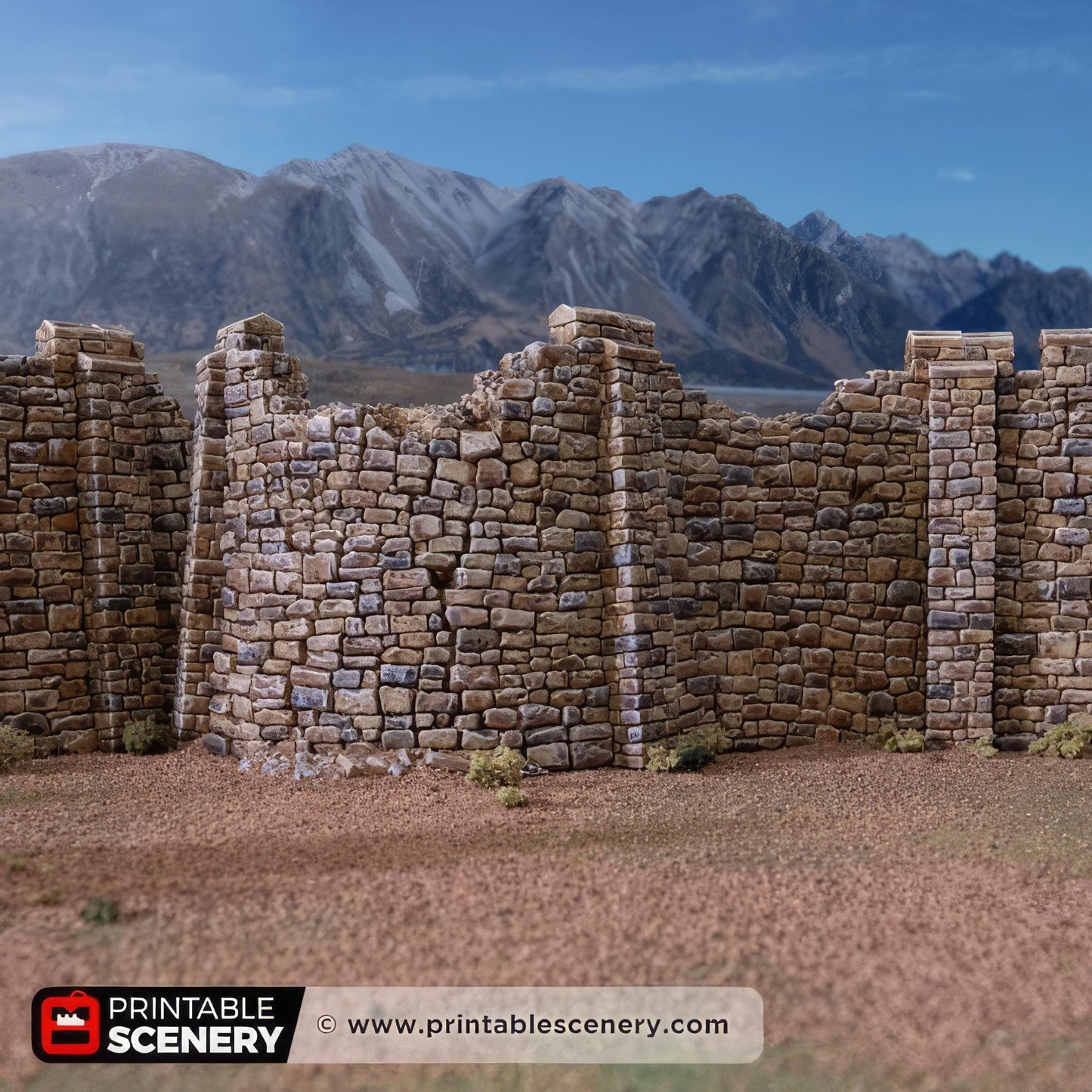 Ruined HEX Castle Walls