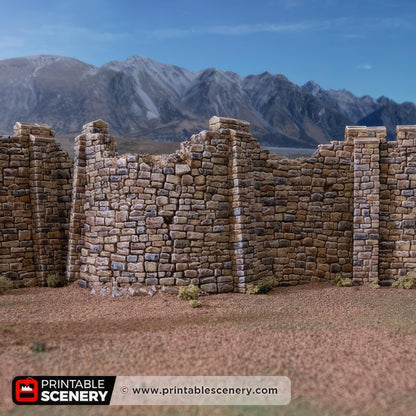 Ruined HEX Castle Walls