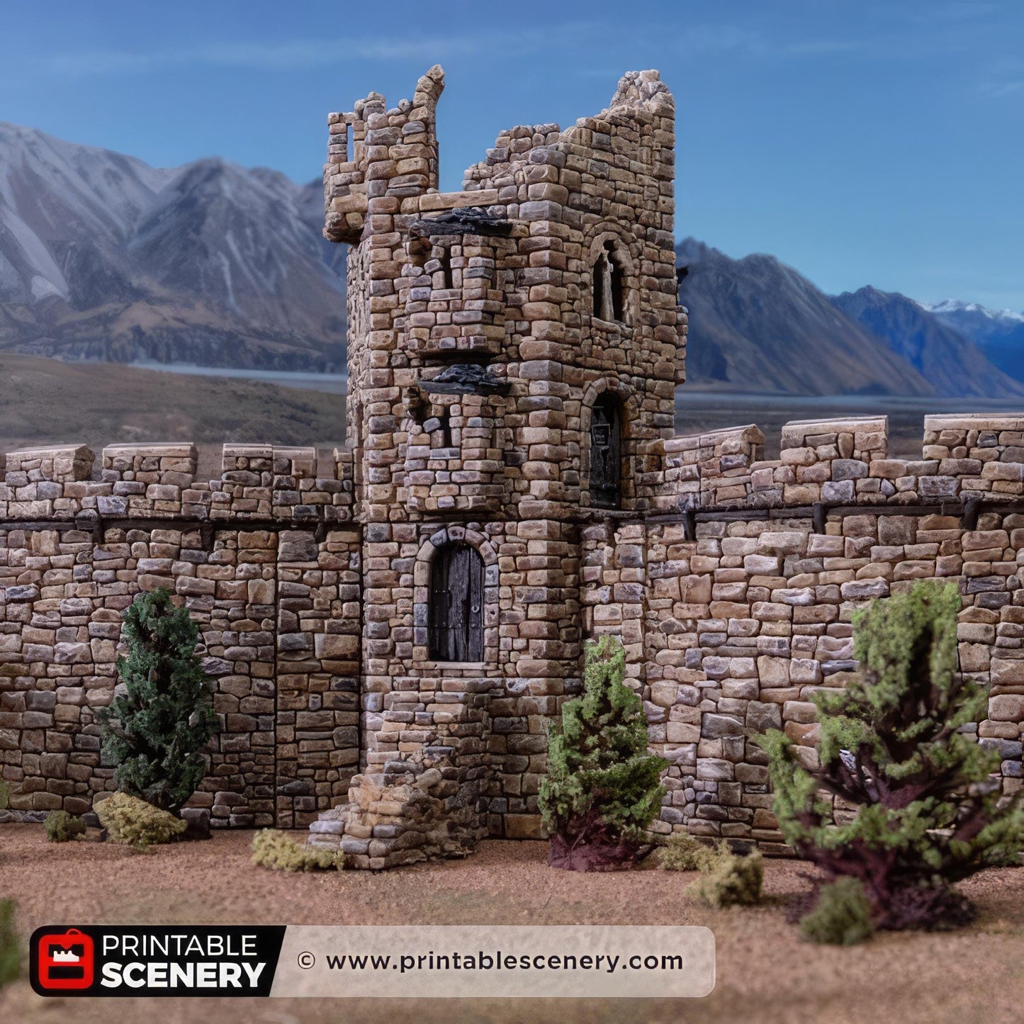 HEX Castle Ruined Keep Tower