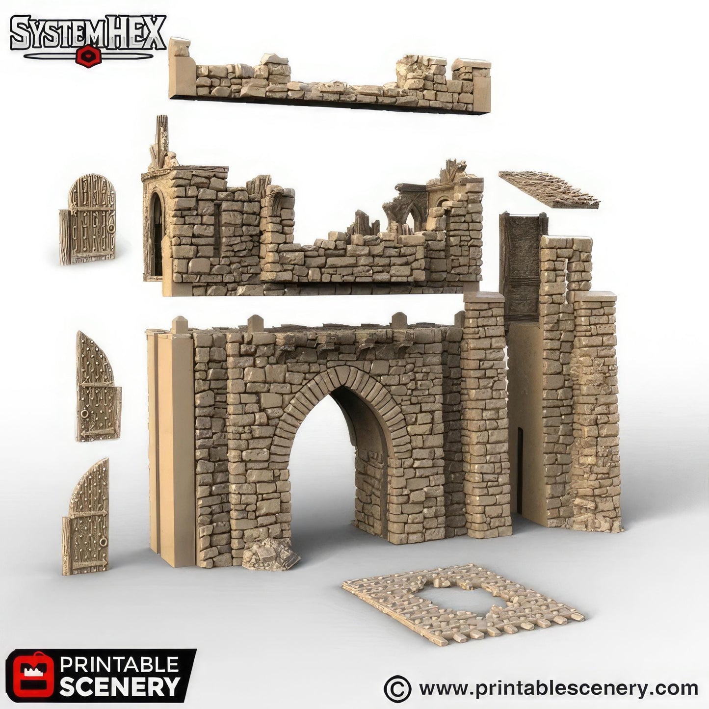 Hex Castle Ruined Gatehouse