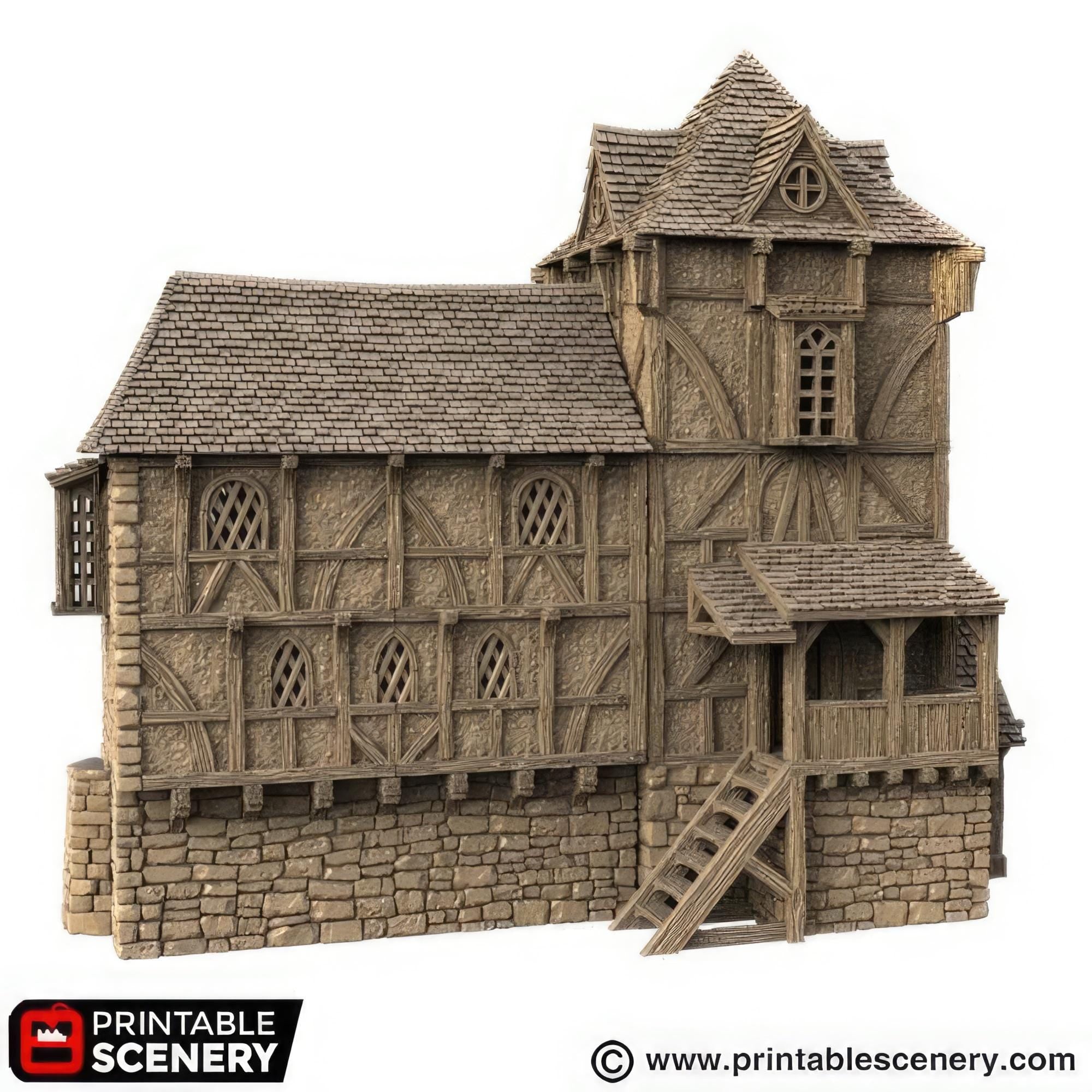 HEX Castle Wattle and Daub Living Quarters – Smiley Badgers