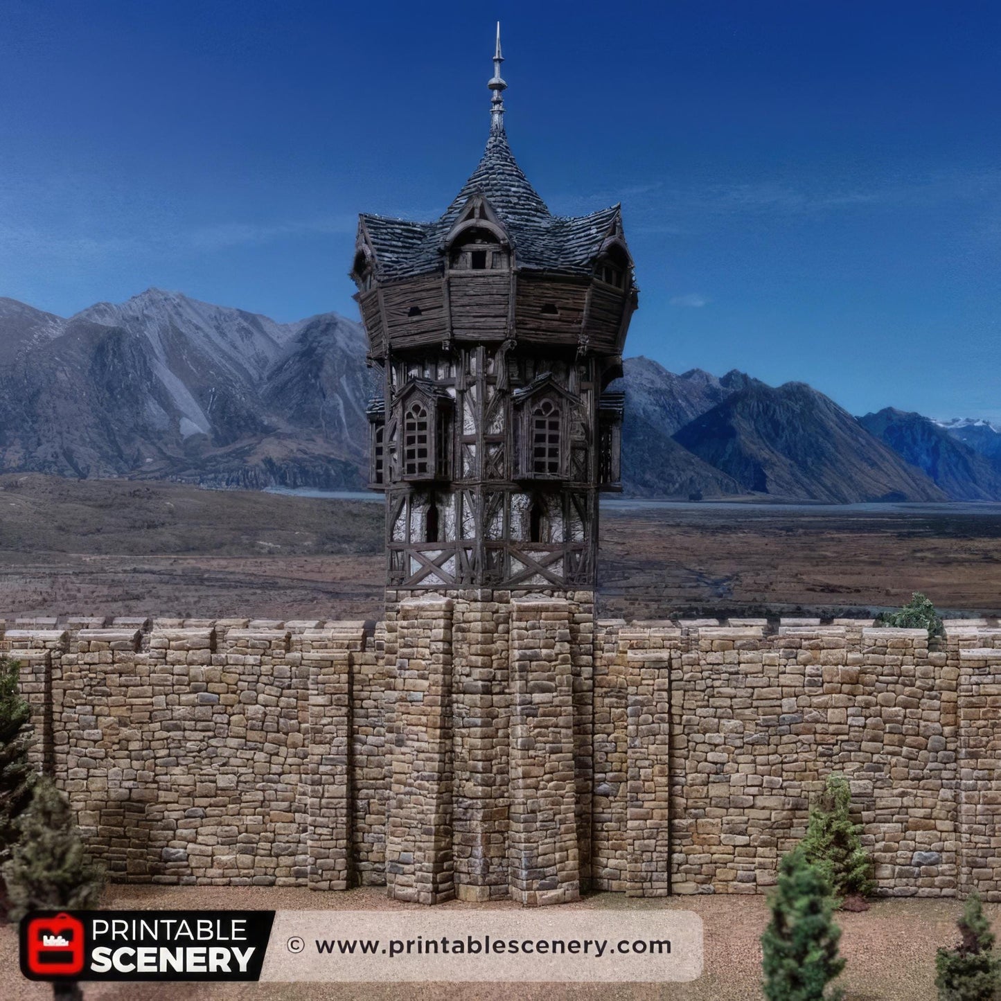 HEX Castle Wattle and Daub Tower