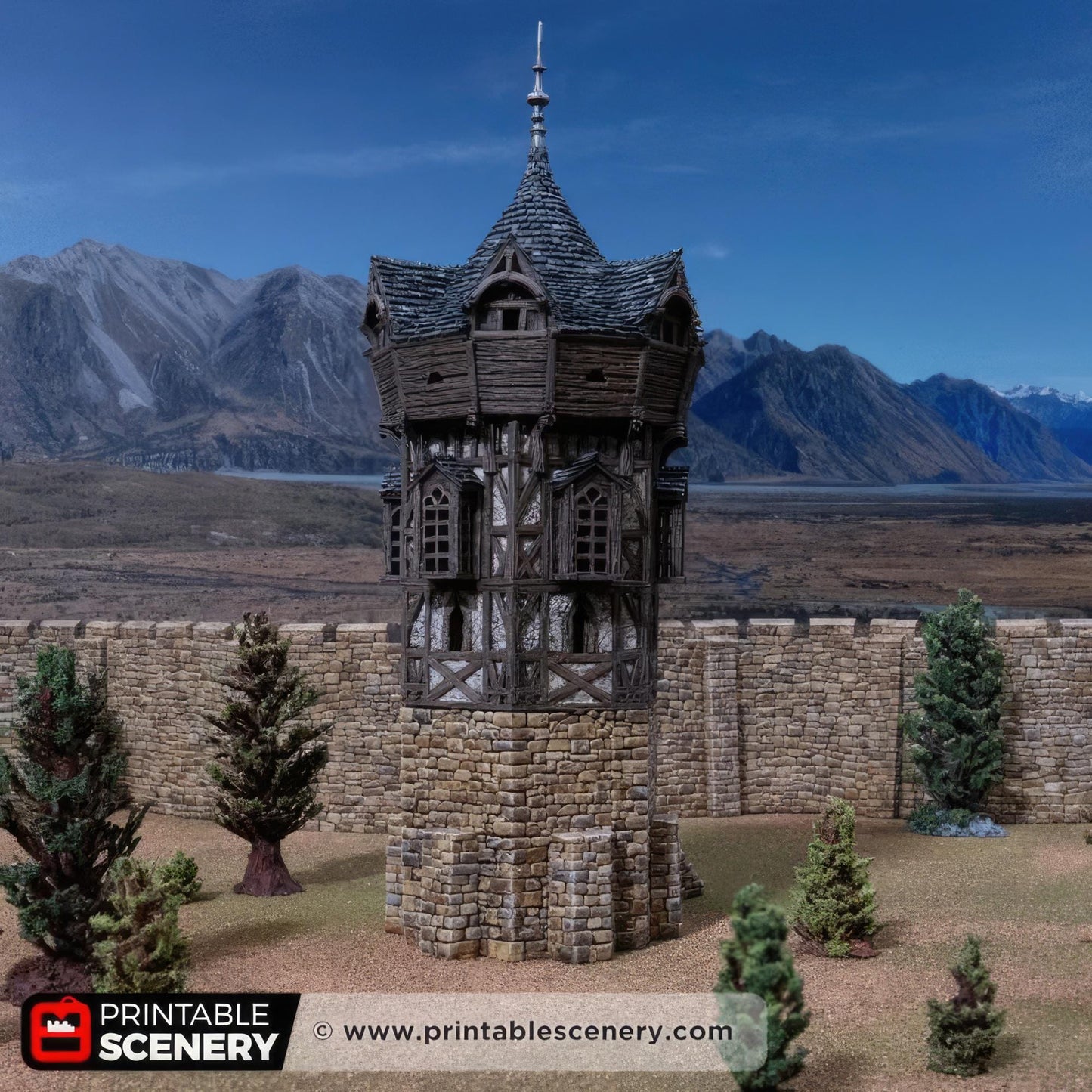 HEX Castle Wattle and Daub Tower