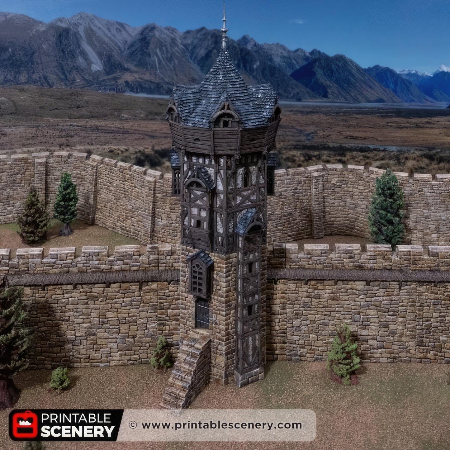 HEX Castle Wattle and Daub Tower