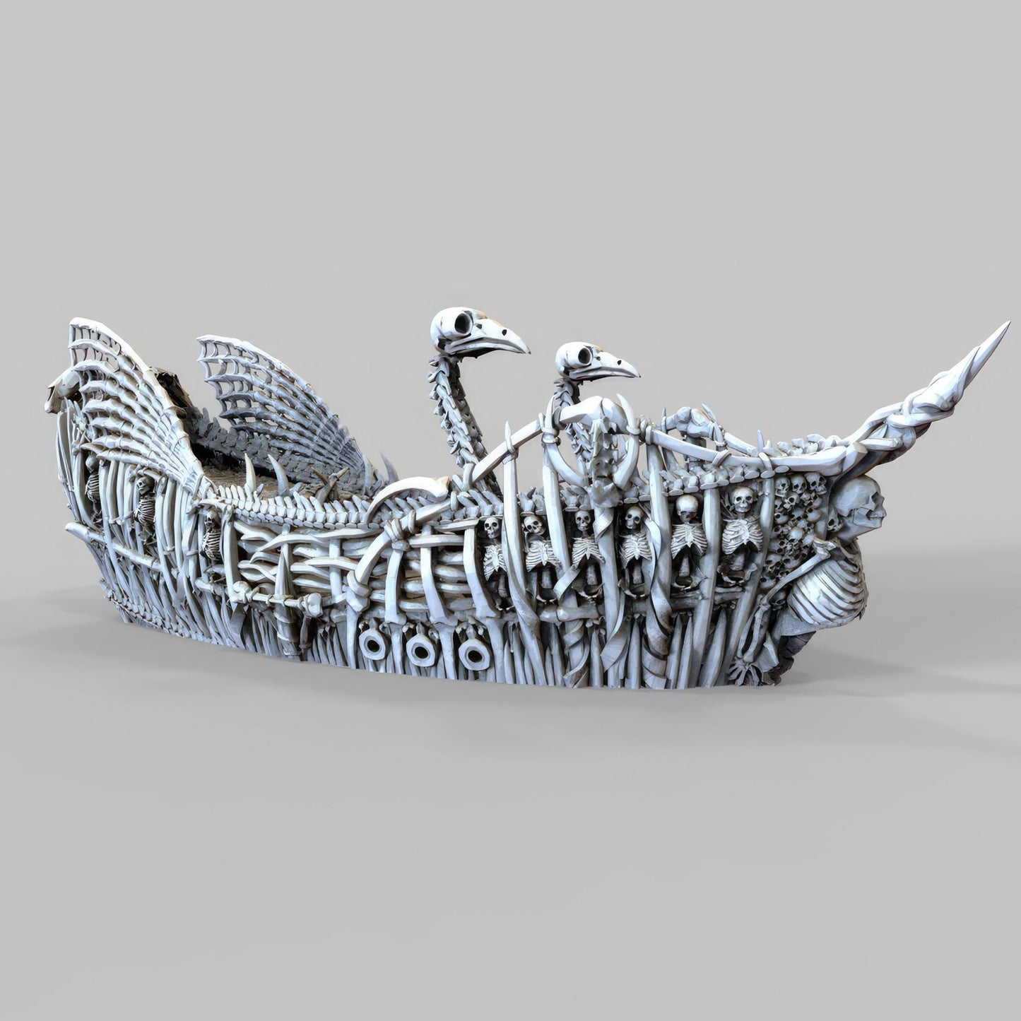 Undead Ship Tabletop Boat Vehicle Battle Large Fluyt Roleplaying Game Terrain Pirate Ocean Voyage Printable Scenery Fantasy RPG Wargaming