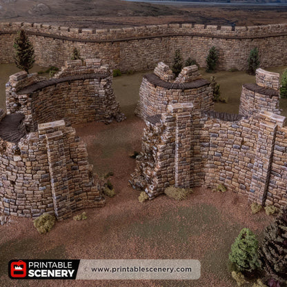 Ruined HEX Castle Walls