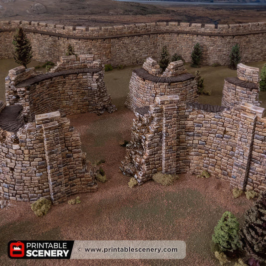 Ruined HEX Castle Walls