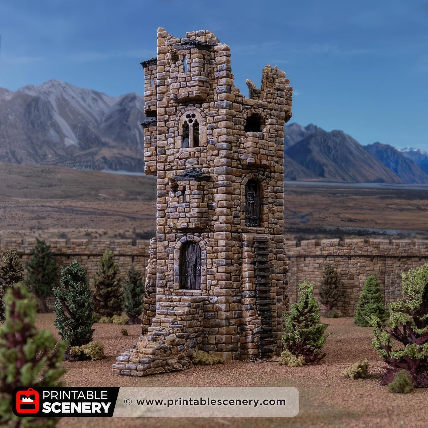 HEX Castle Ruined Keep Tower