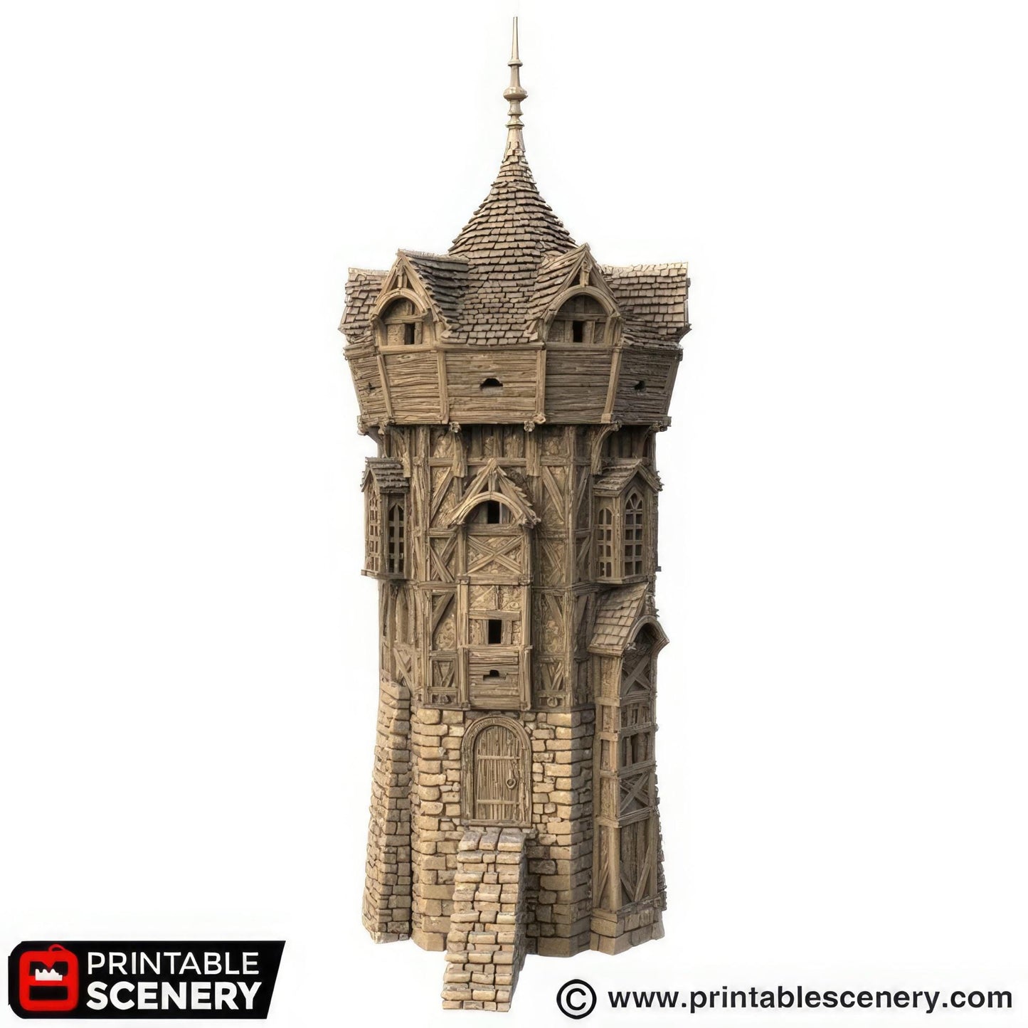 HEX Castle Wattle and Daub Tower